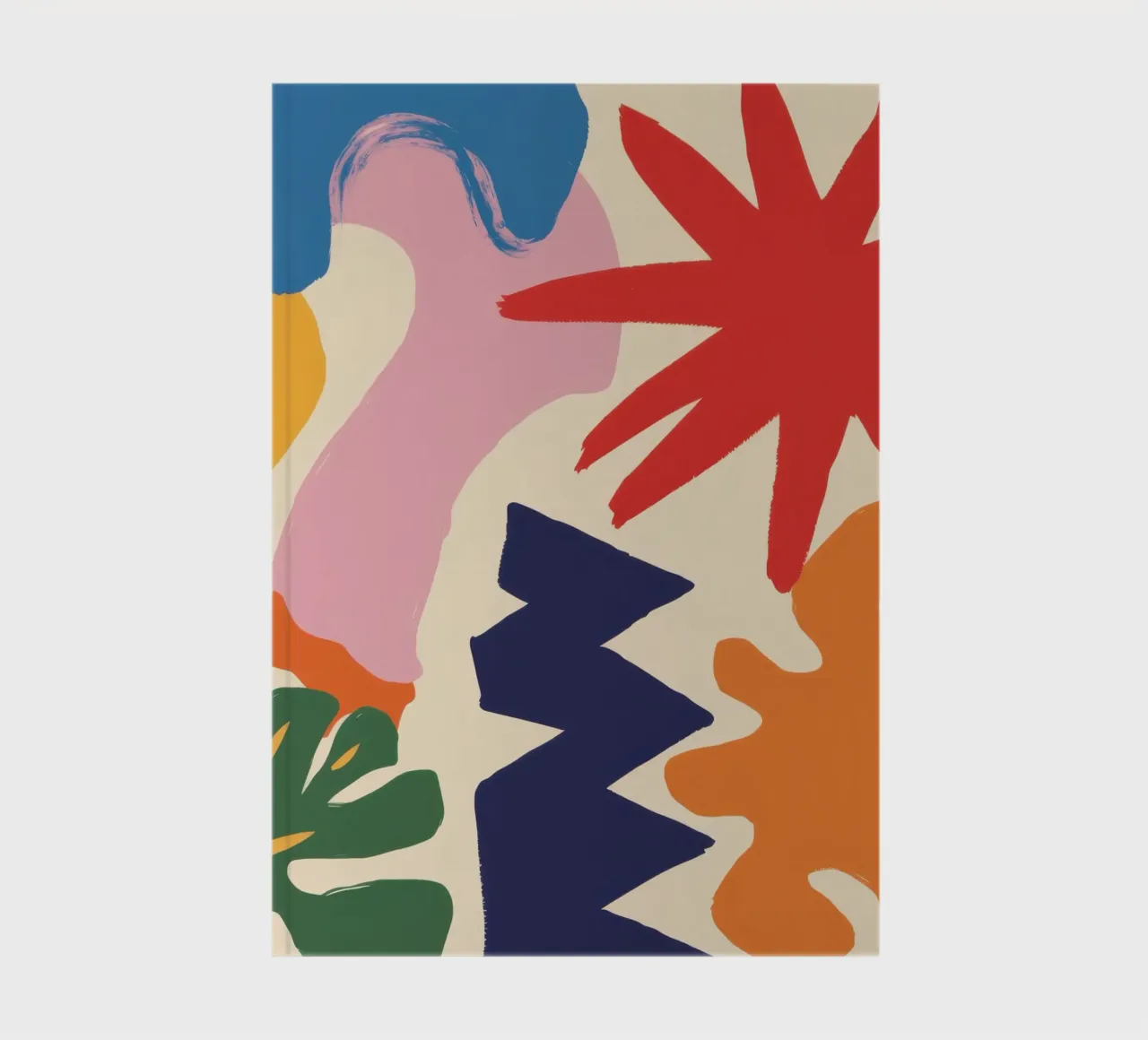 Playful Shape Explosion notebook by Sky Velour