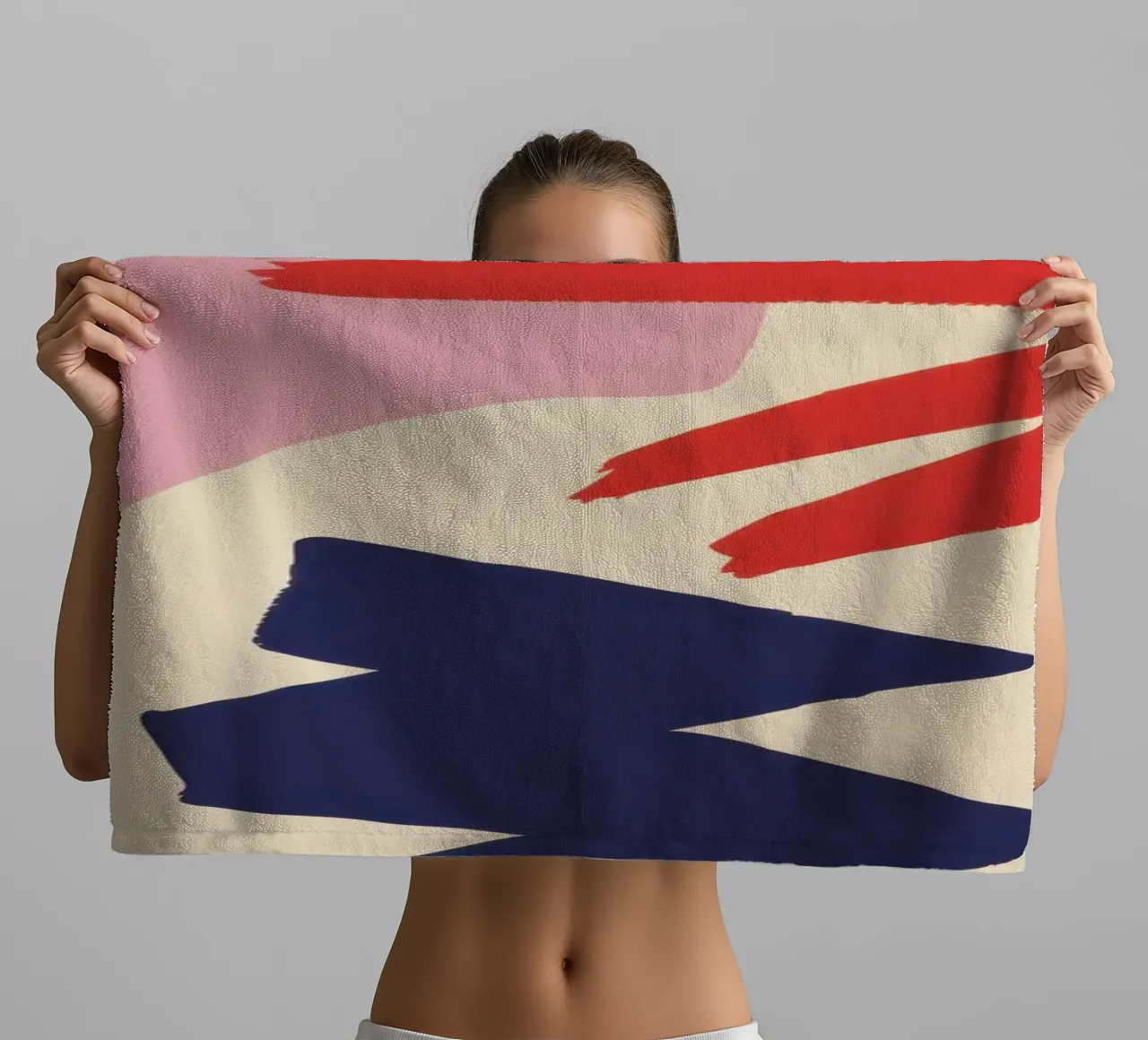 Speelse vorm explosie badhanddoek van Sky Velour