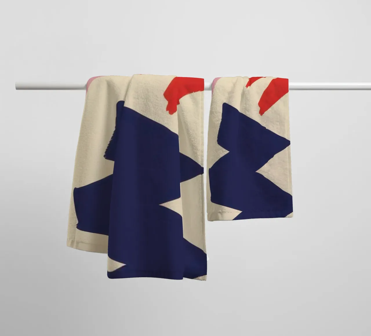 Speelse vorm explosie badhanddoek van Sky Velour