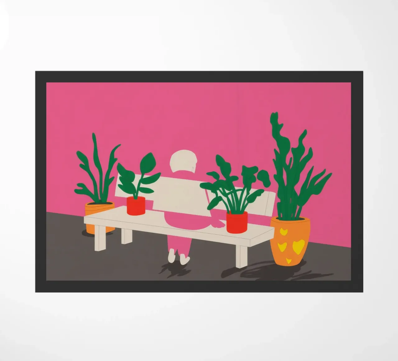 Stadstuin Rust deurmat van Sky Velour