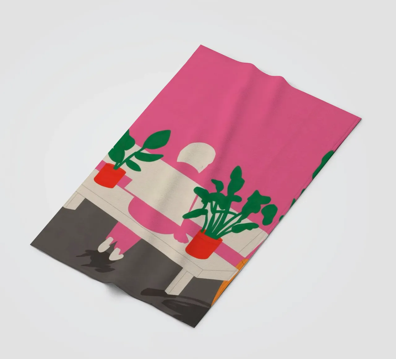 Stadstuin Rust fleecedeken van Sky Velour