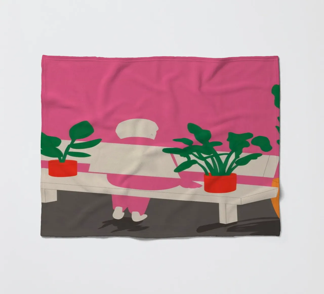 Riposo nell'orto urbano coperta in pile da Sky Velour