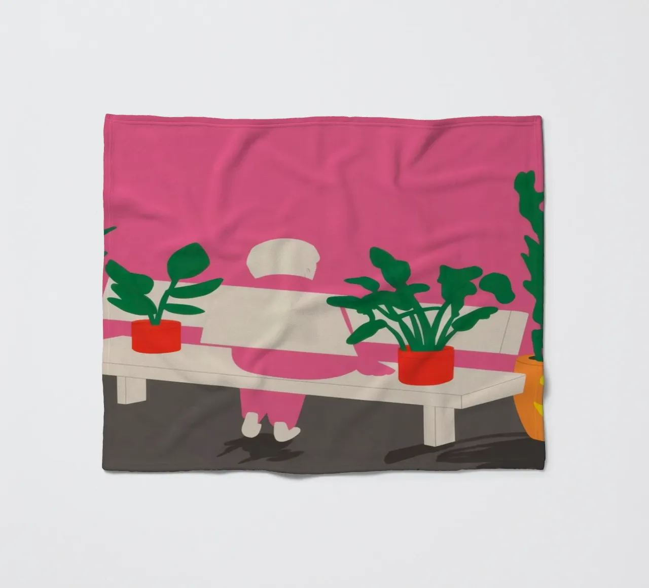 Riposo nell'orto urbano coperta in pile da Sky Velour