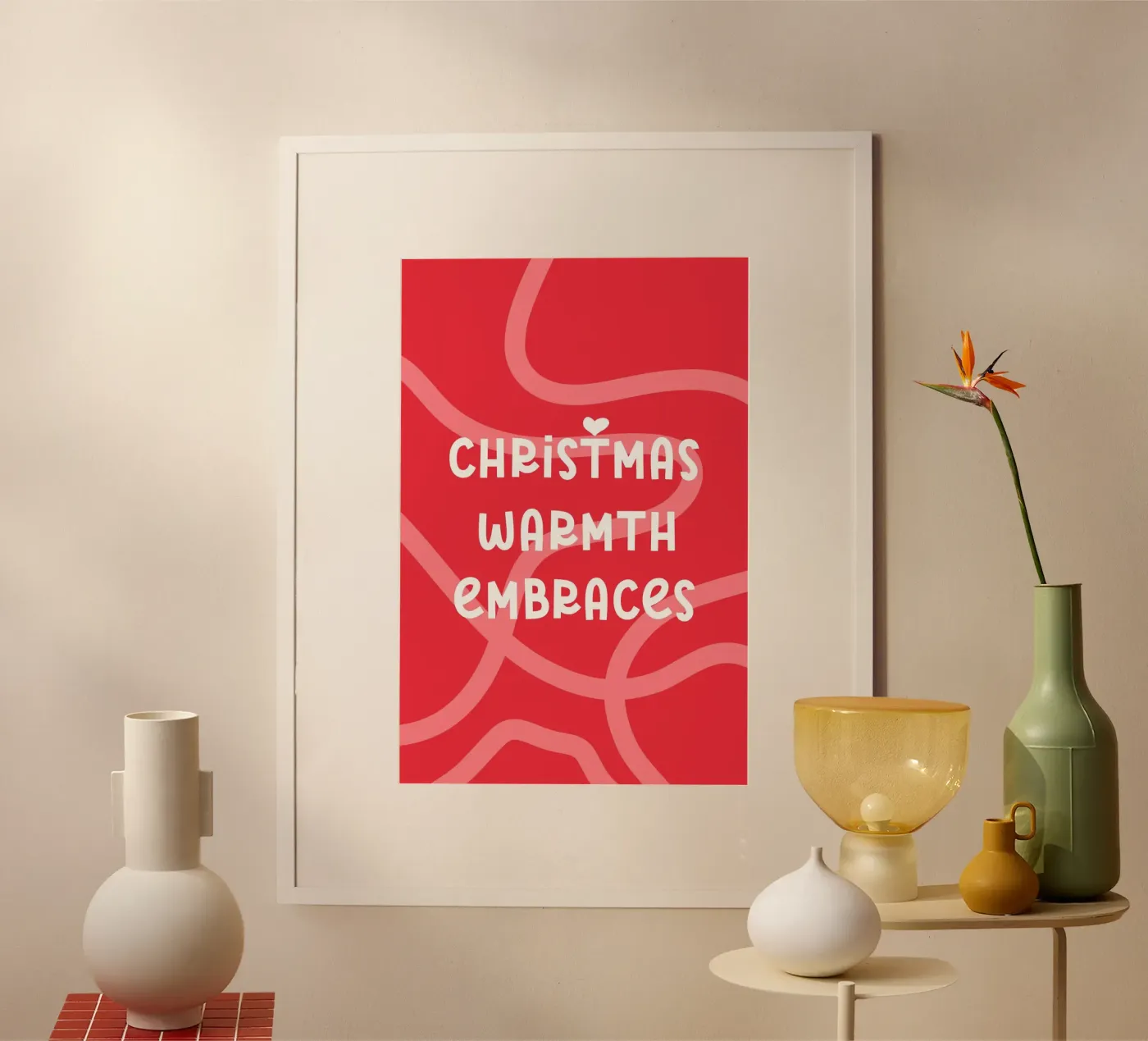 Kerstwarmte poster van AESTHETIC WRITING
