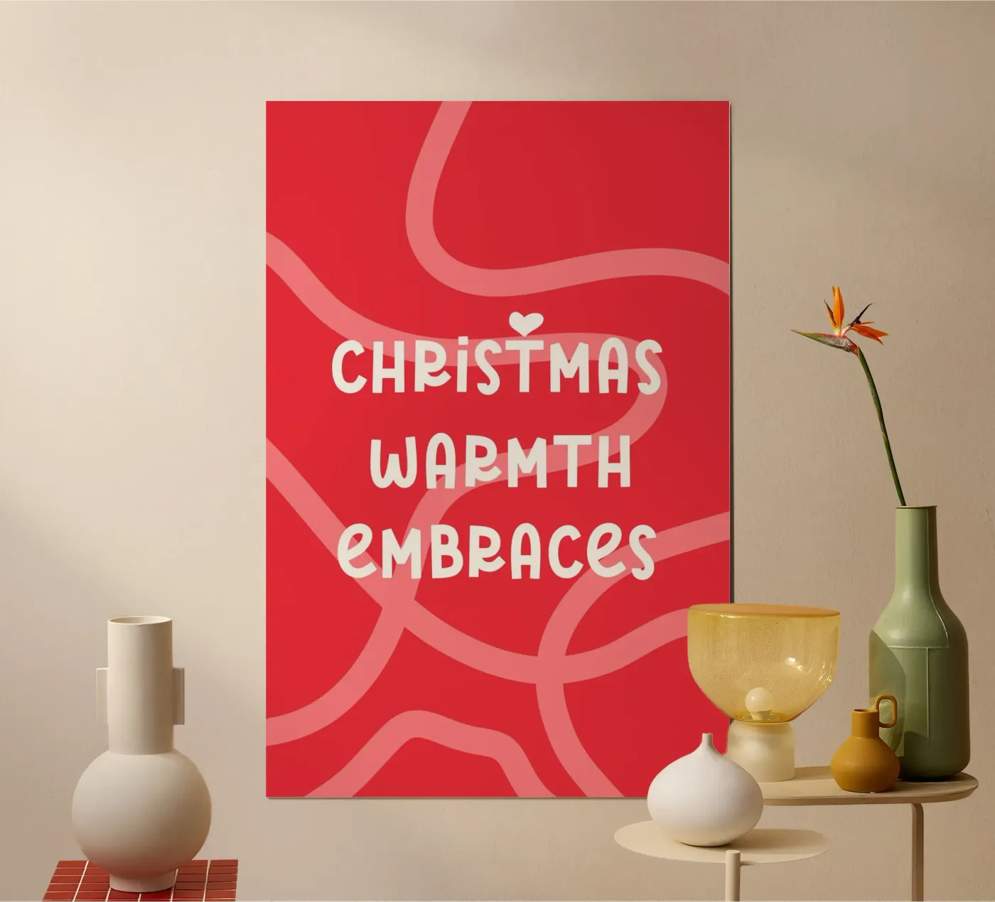 Kerstwarmte poster van AESTHETIC WRITING