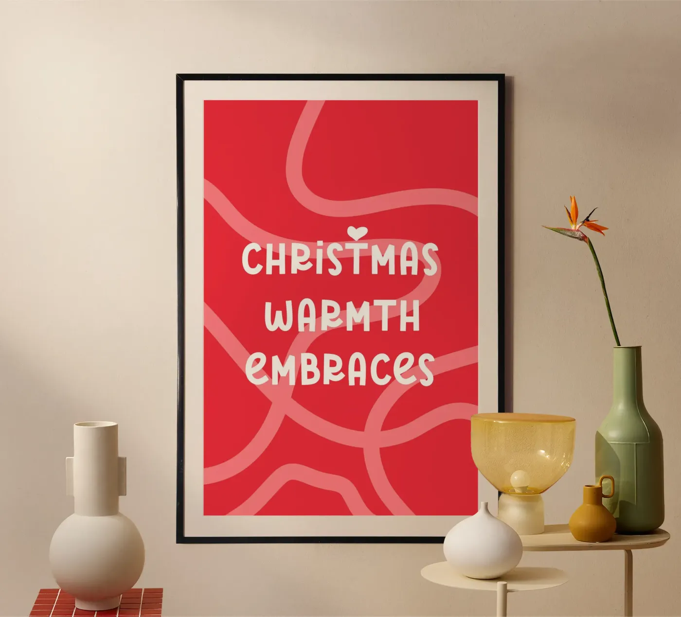 Kerstwarmte poster van AESTHETIC WRITING