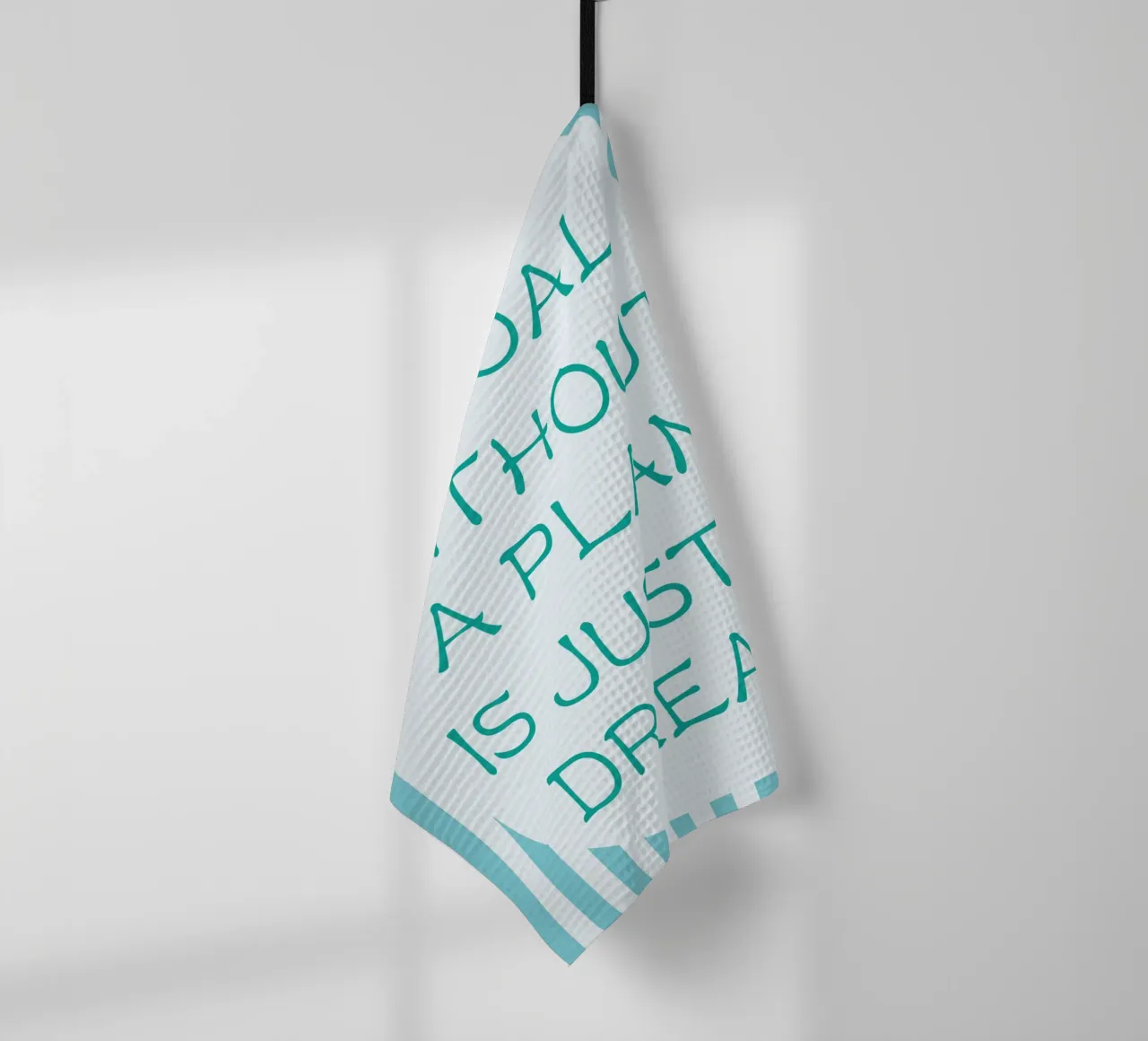 un objectif sans plan n'est qu'un rêve torchon de Ramanda