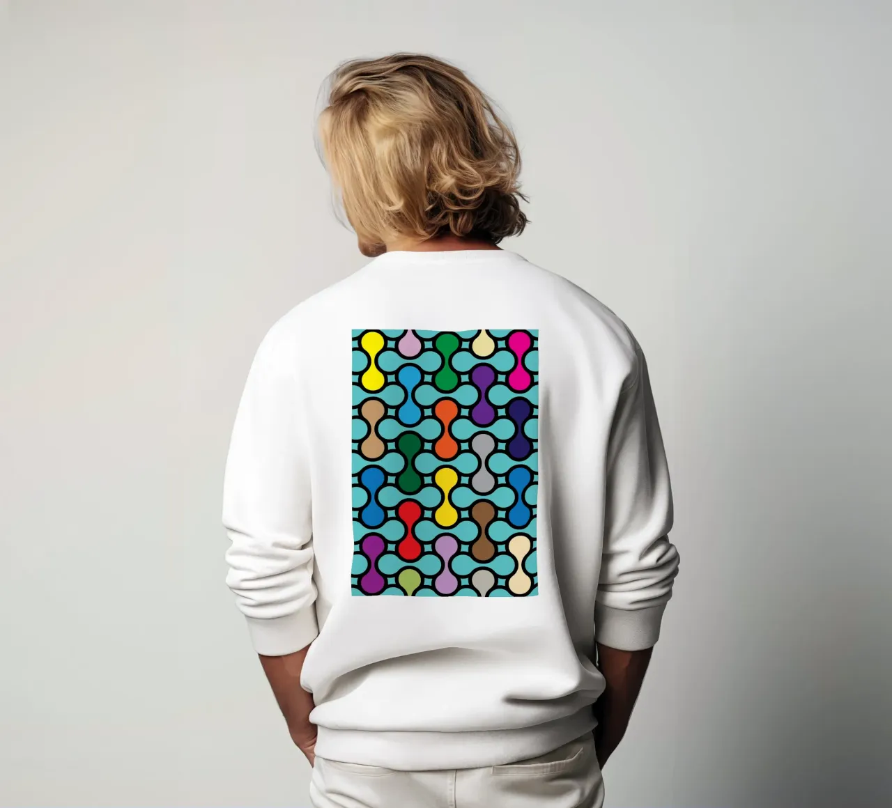 miscela circolare a colori felpa da Ramanda