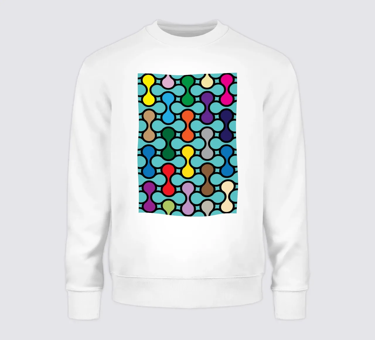 miscela circolare a colori felpa da Ramanda