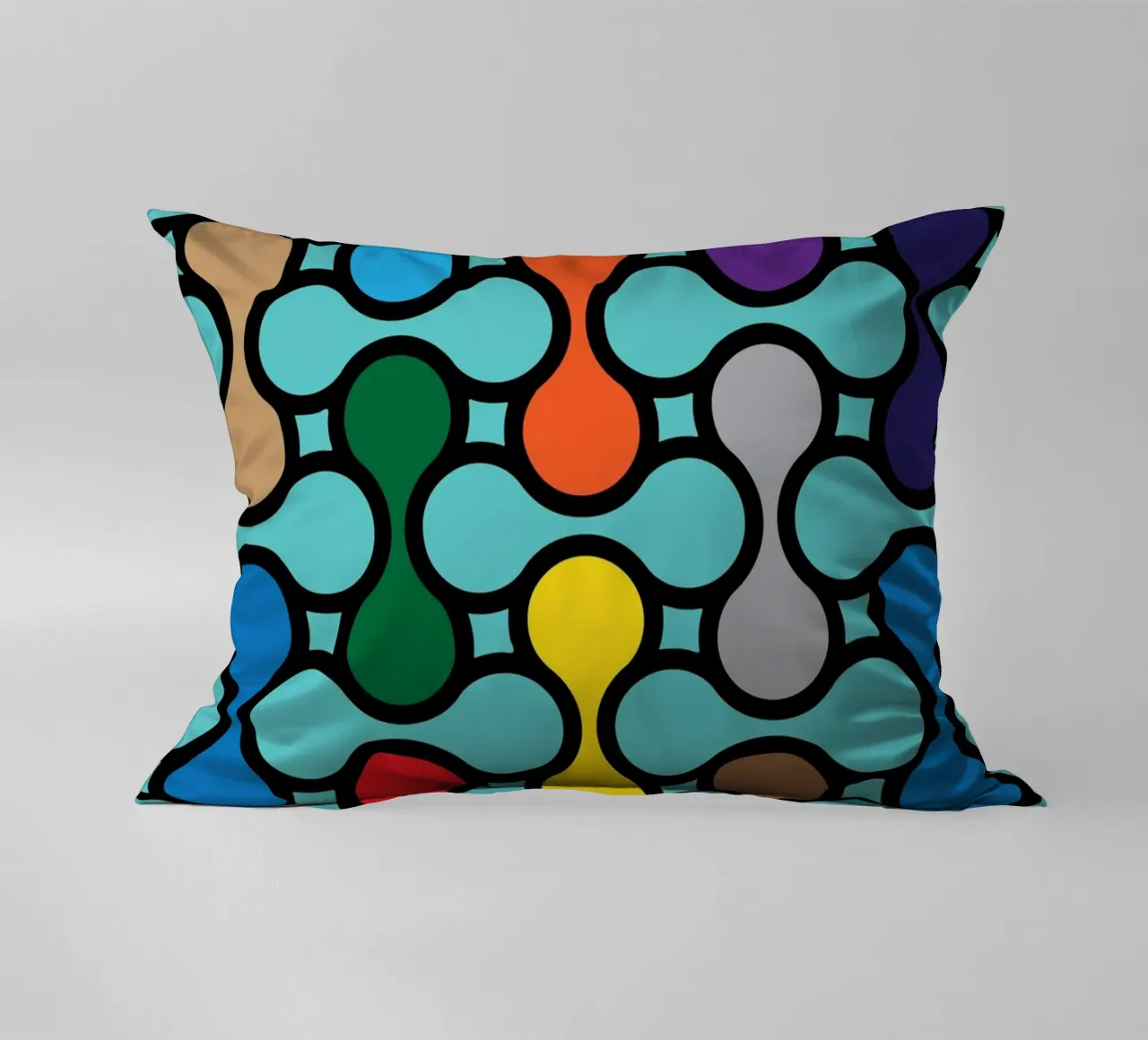 miscela circolare a colori cuscino da Ramanda