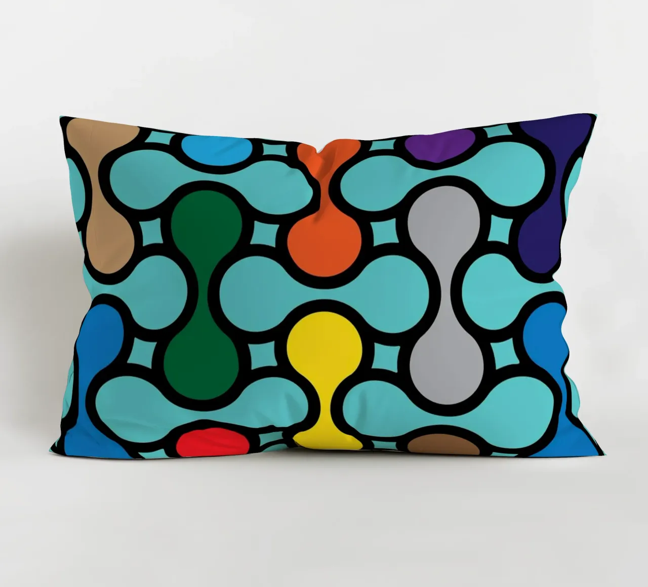 miscela circolare a colori cuscino da Ramanda