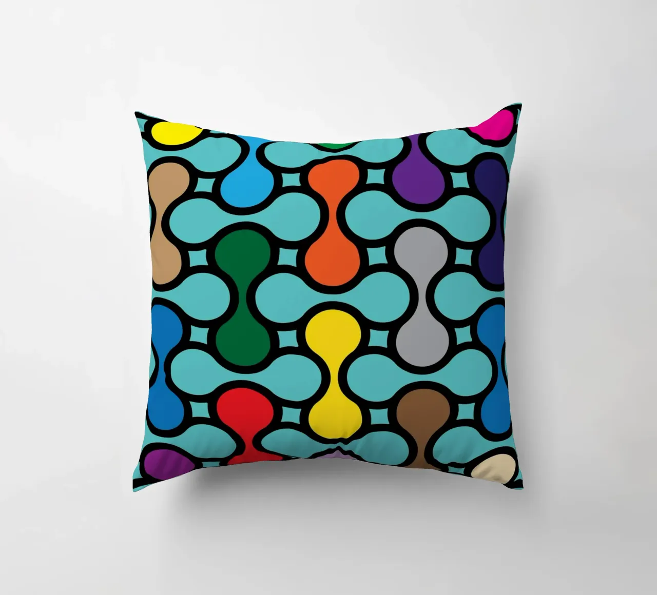 miscela circolare a colori cuscino da Ramanda