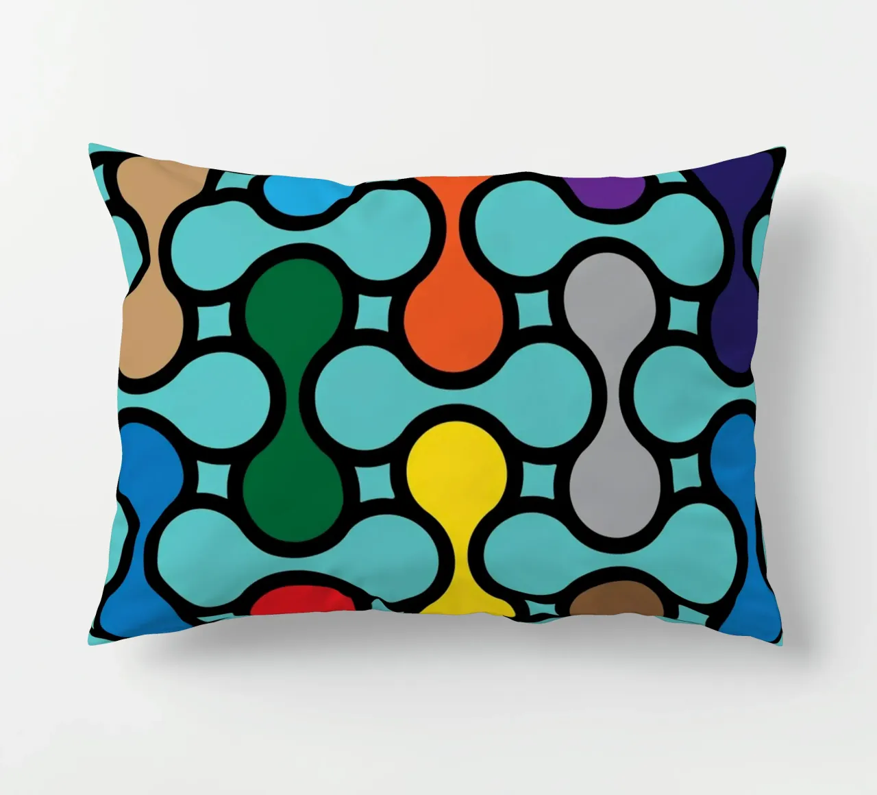 miscela circolare a colori cuscino da Ramanda