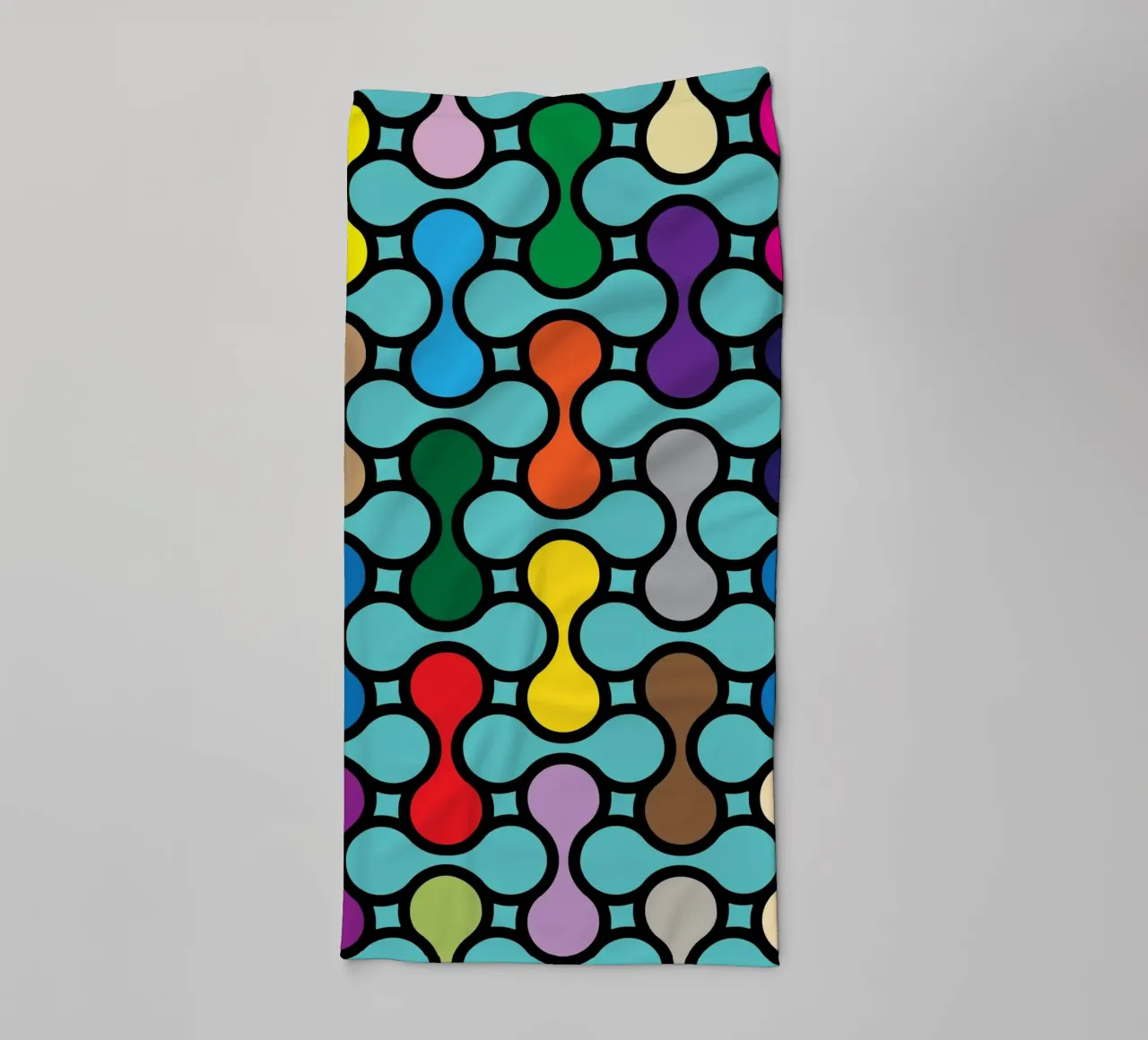 miscela circolare a colori asciugamano da bagno da Ramanda