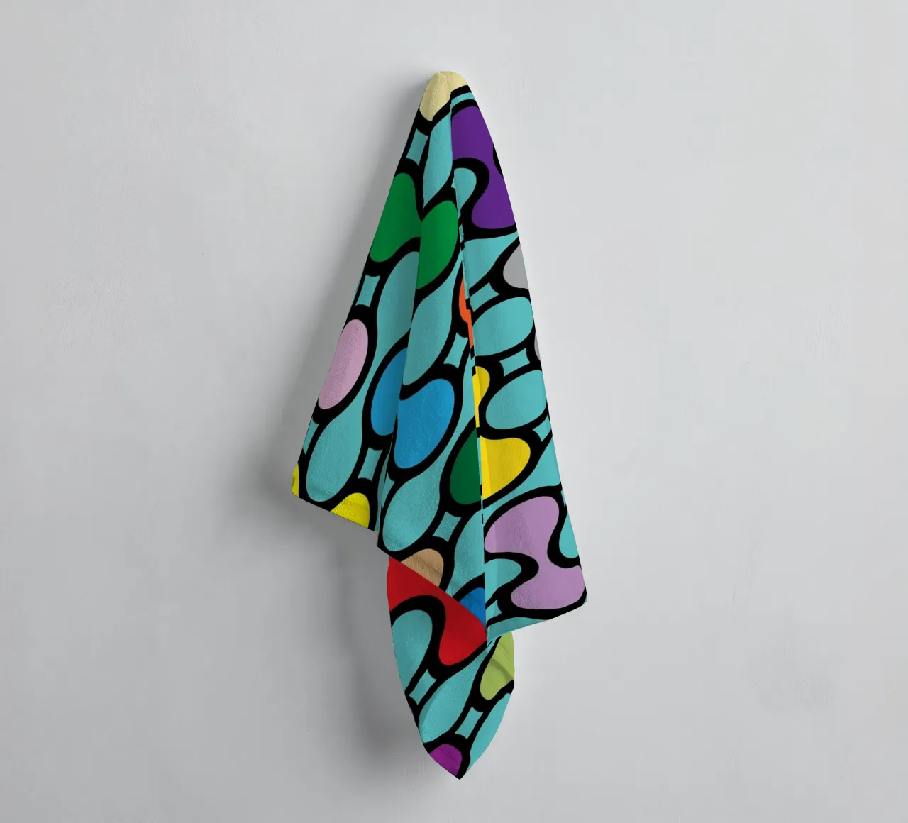 miscela circolare a colori asciugamano da bagno da Ramanda