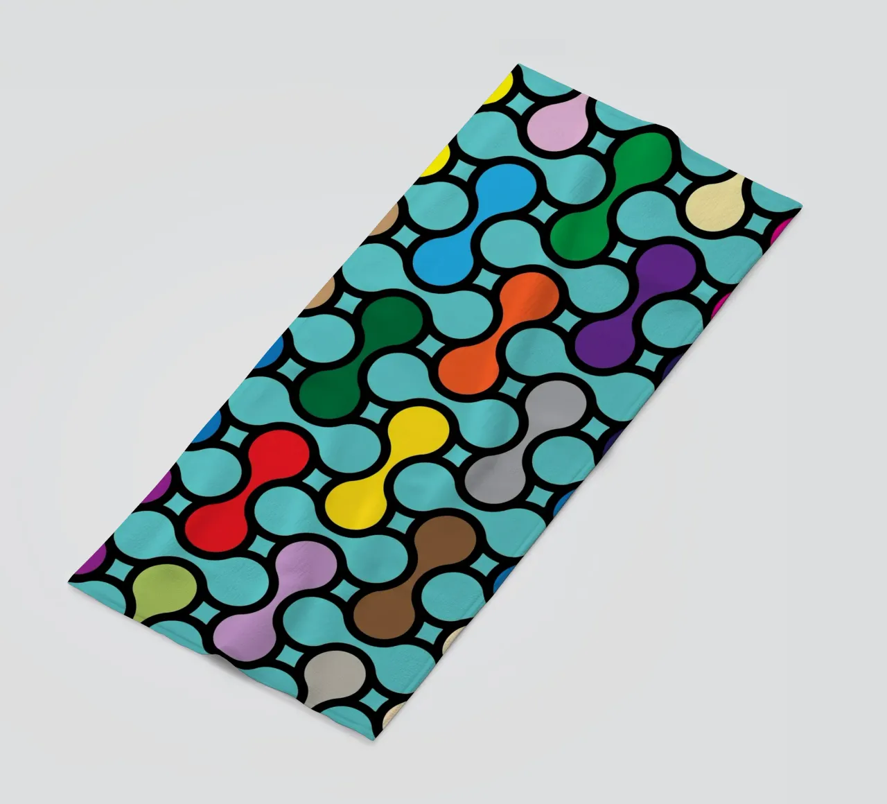 miscela circolare a colori telo mare da Ramanda