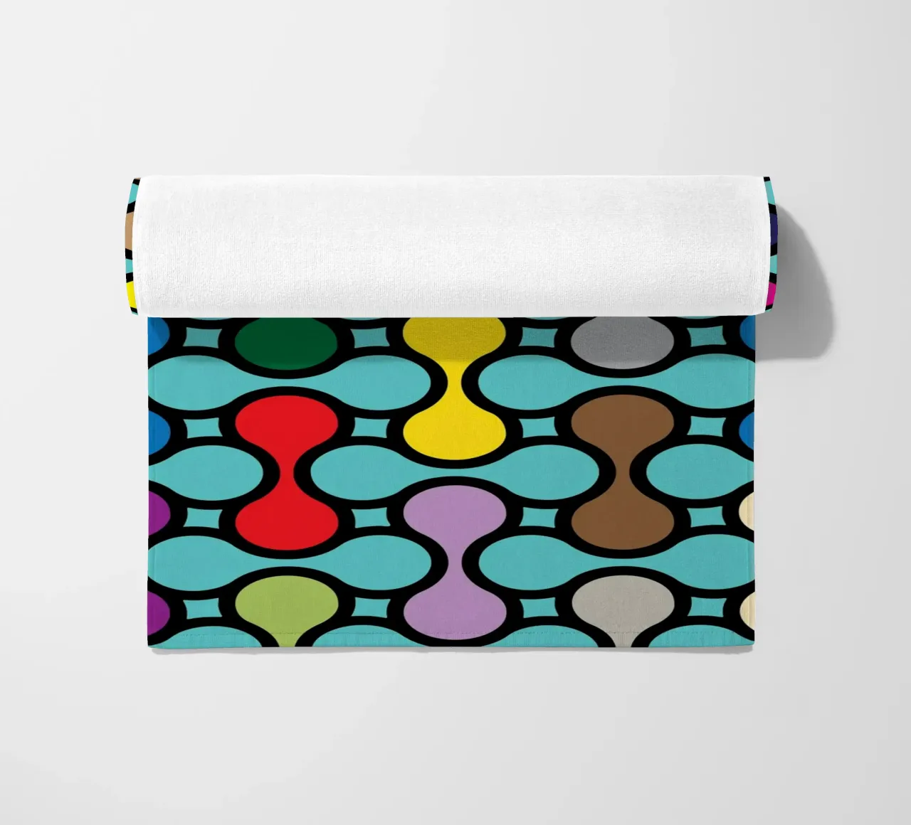 miscela circolare a colori telo mare da Ramanda