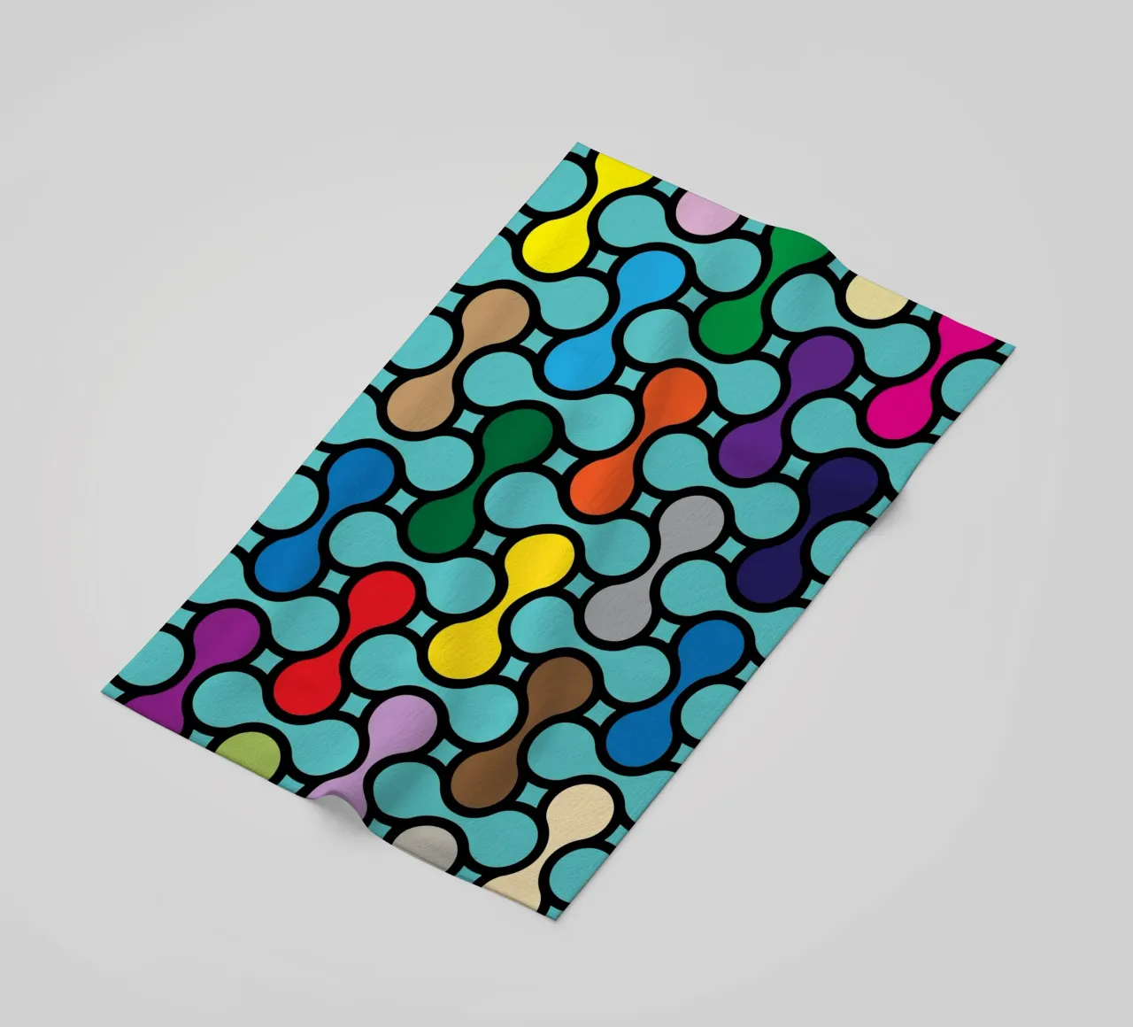 miscela circolare a colori telo mare da Ramanda