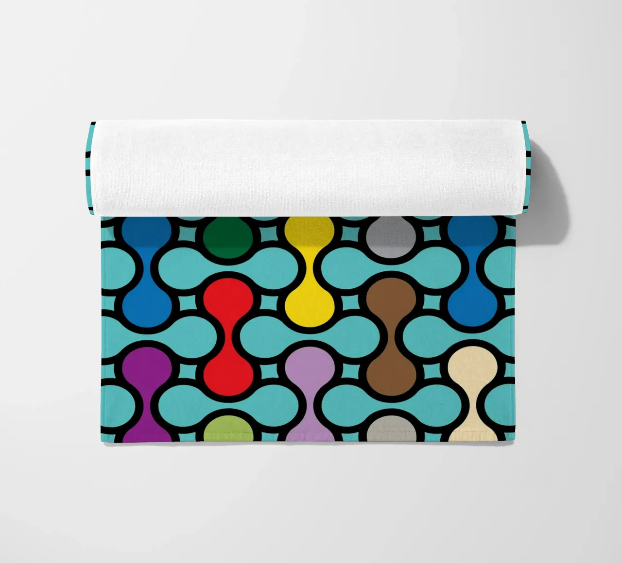 miscela circolare a colori telo mare da Ramanda