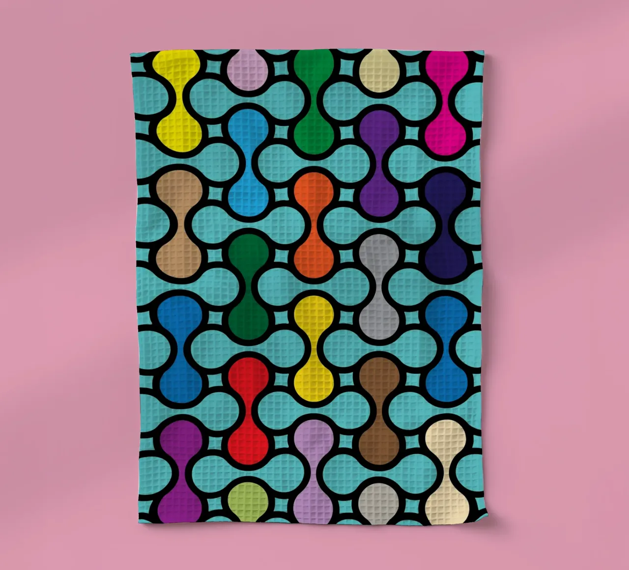 miscela circolare a colori canovaccio da cucina da Ramanda