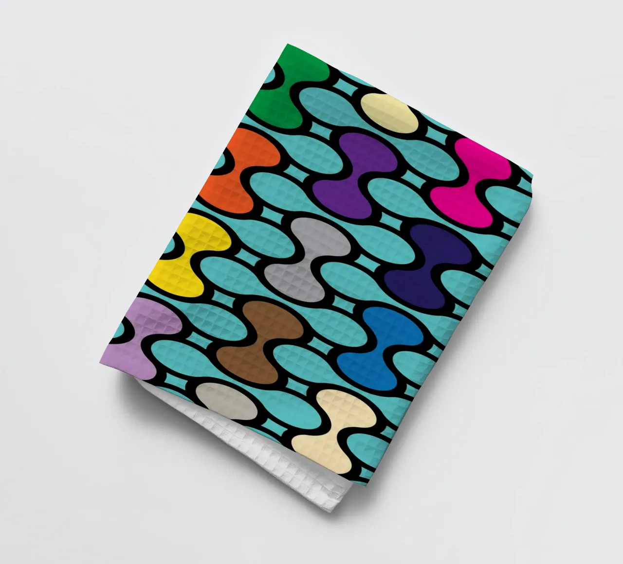 miscela circolare a colori canovaccio da cucina da Ramanda