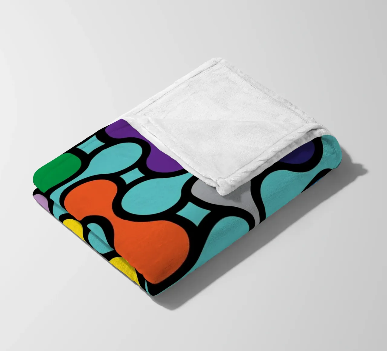 miscela circolare a colori coperta in pile da Ramanda