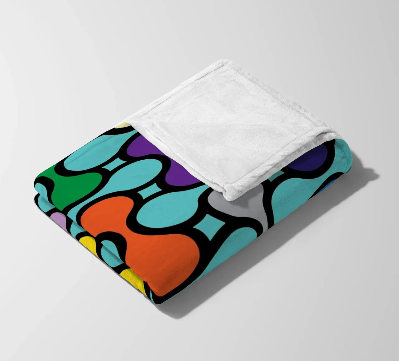 miscela circolare a colori coperta in pile da Ramanda