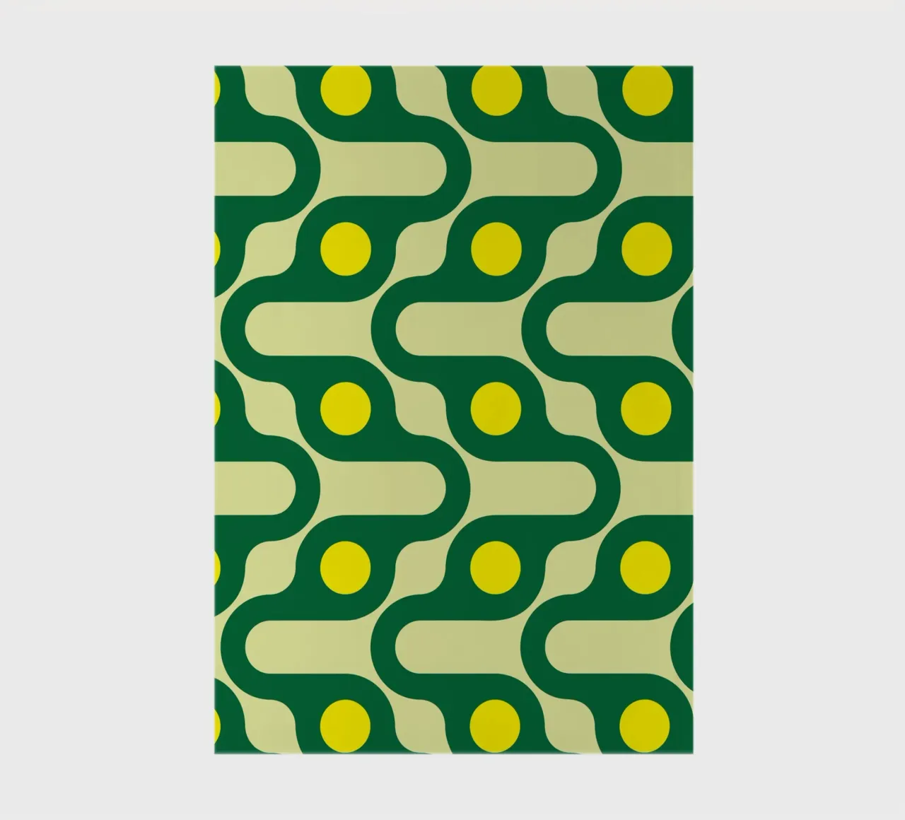 cercle ligne jaune vert carnet de notes de Ramanda