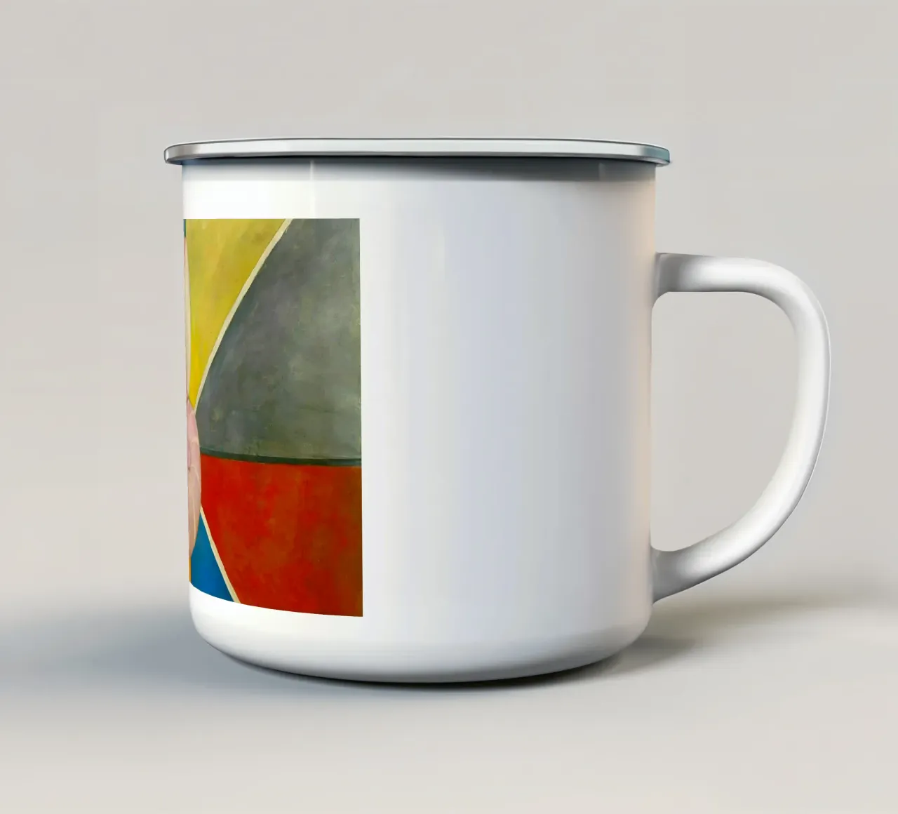 Hilma af Klint - Le Cygne, n° 20, Groupe IX-SUW mug en émail de William Store