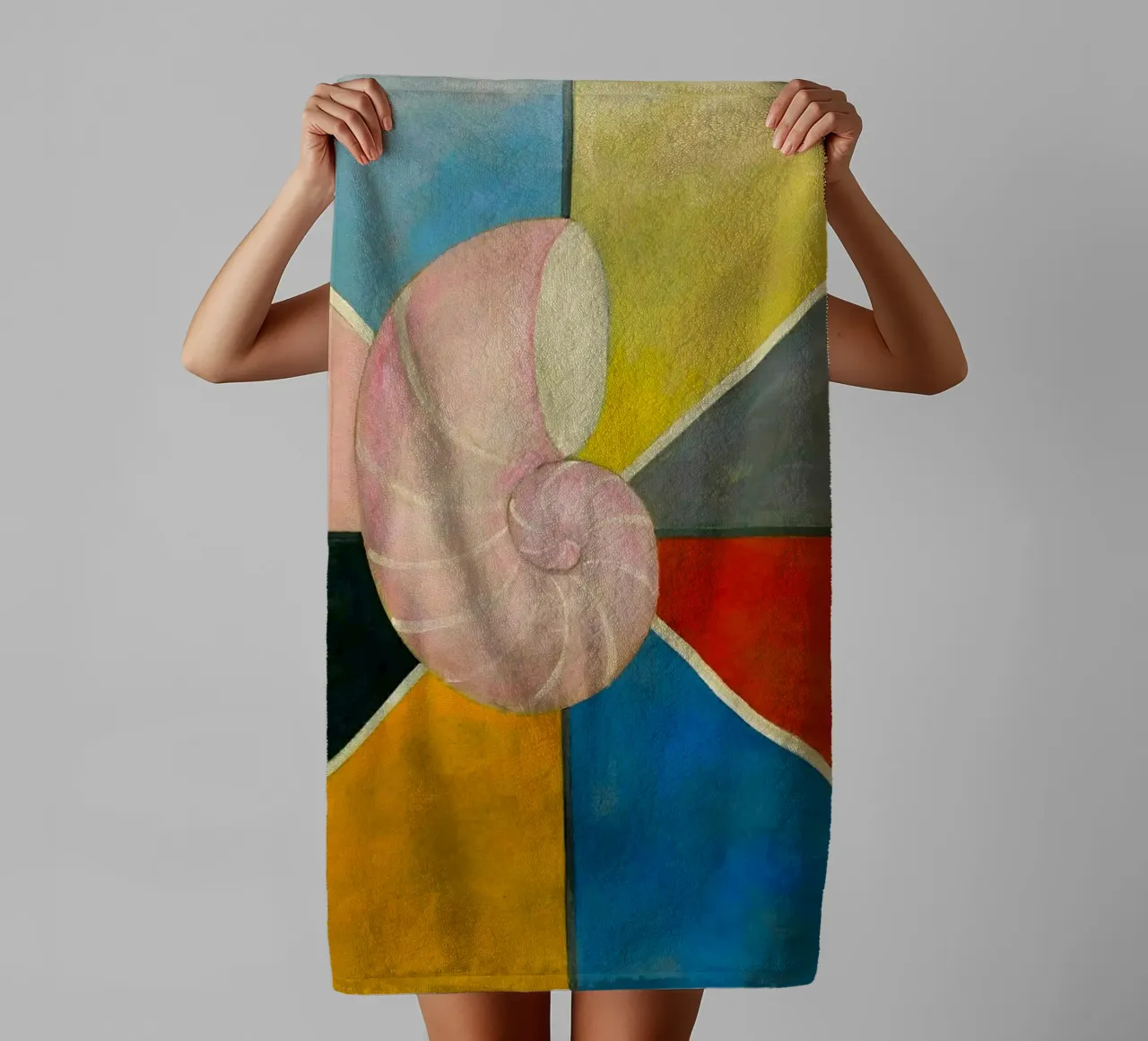 Hilma af Klint - Le Cygne, n° 20, Groupe IX-SUW serviette de bain de William Store
