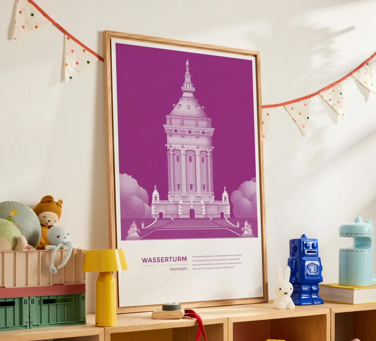 Michael Kunter - Wasserturm Mannheim plexiglass da The Artcircle