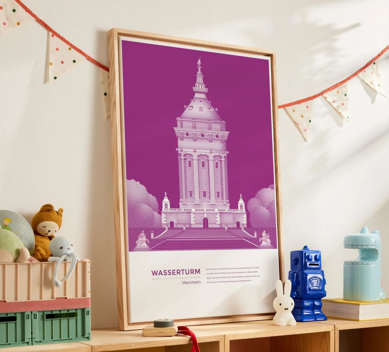 Michael Kunter - Wasserturm Mannheim tela da The Artcircle