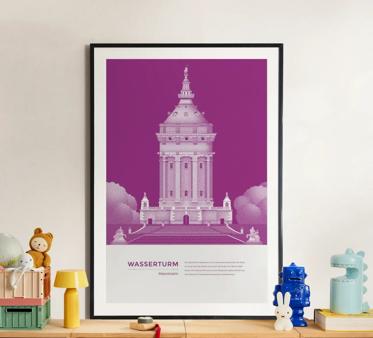 Michael Kunter - Wasserturm Mannheim hahnemühle de The Artcircle