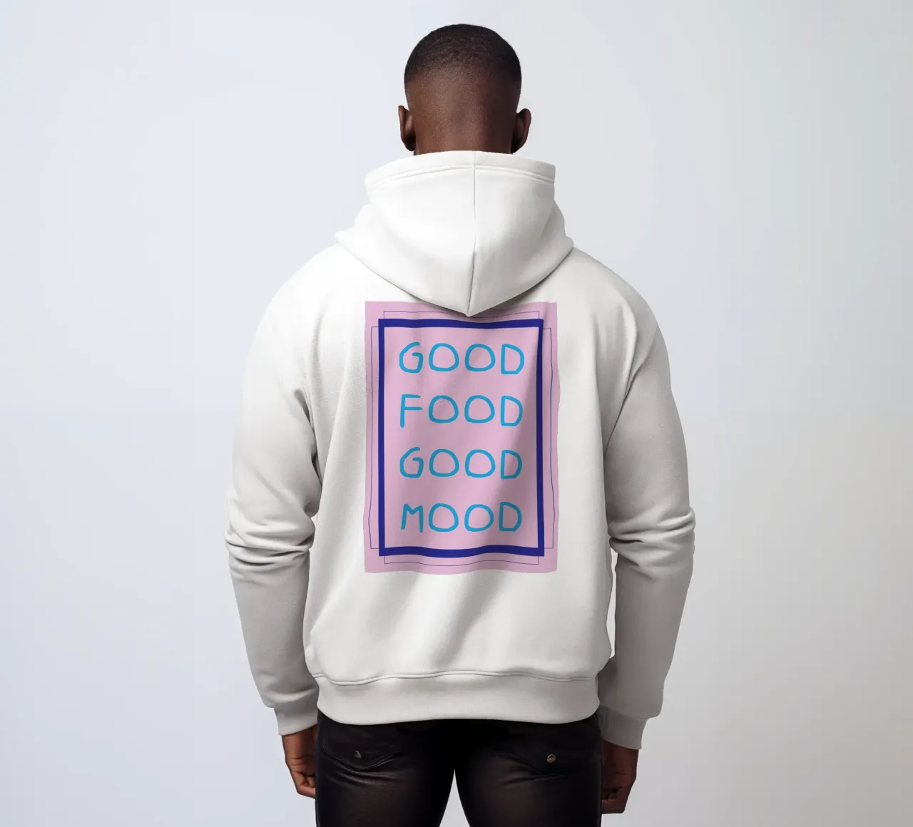 buon umore felpa con cappuccio da Ramanda