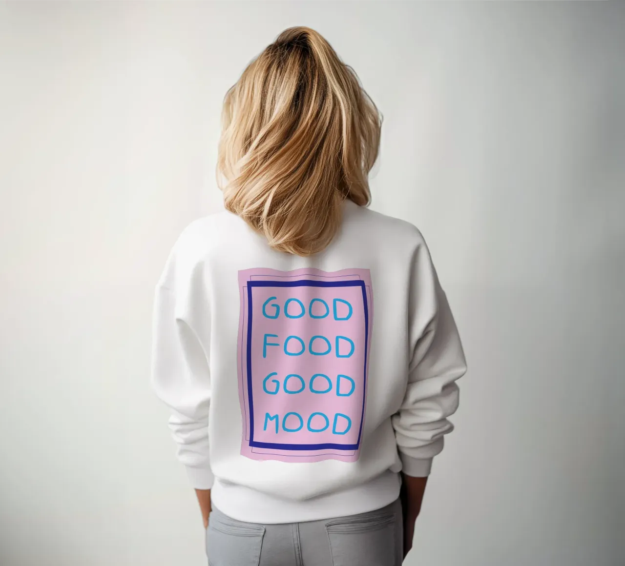 goede foof goede stemming sweatshirt van Ramanda