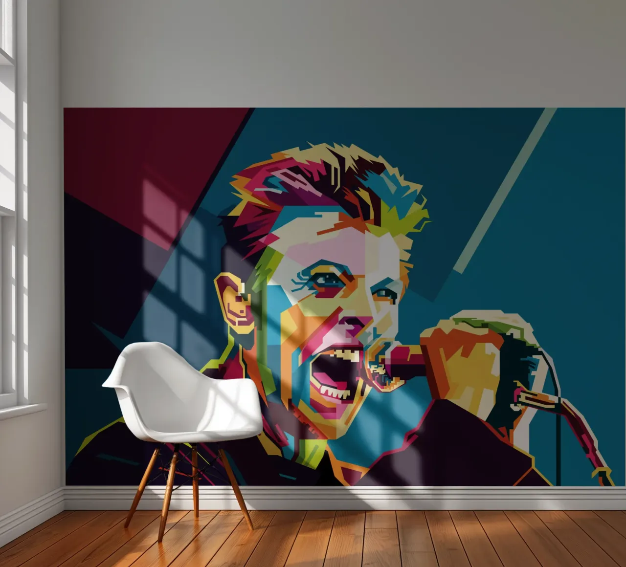 Rod Stewart WPAP Popart photo wallpaper by KP Artwork