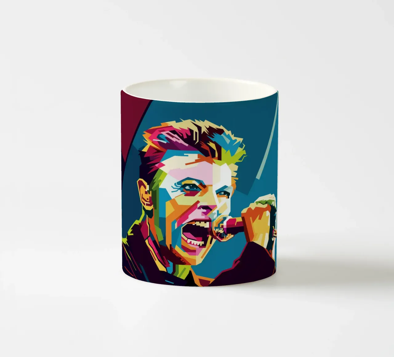 Rod Stewart WPAP Popart tazza in ceramica da KP Artwork