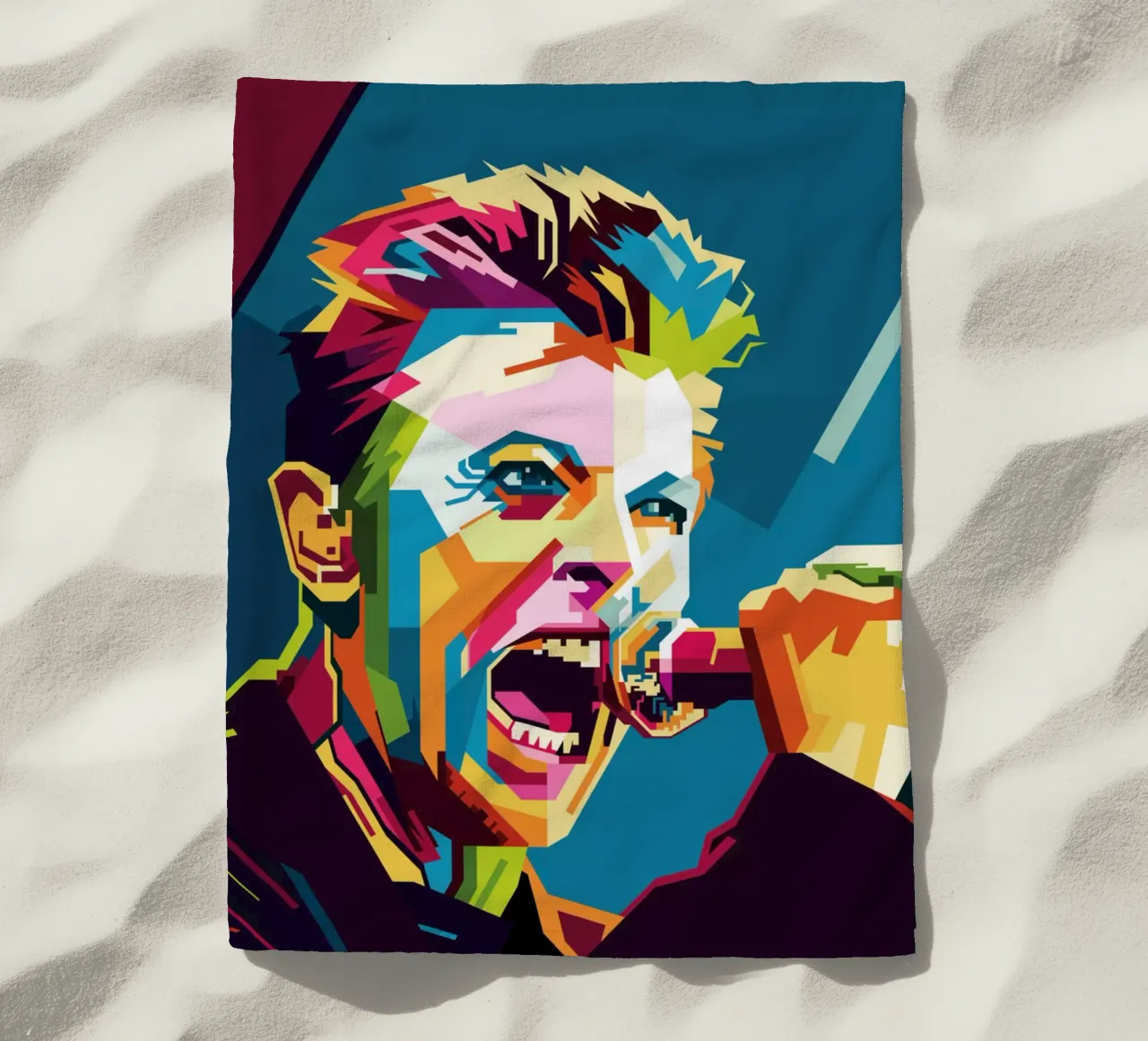 Rod Stewart WPAP Popart telo mare da KP Artwork