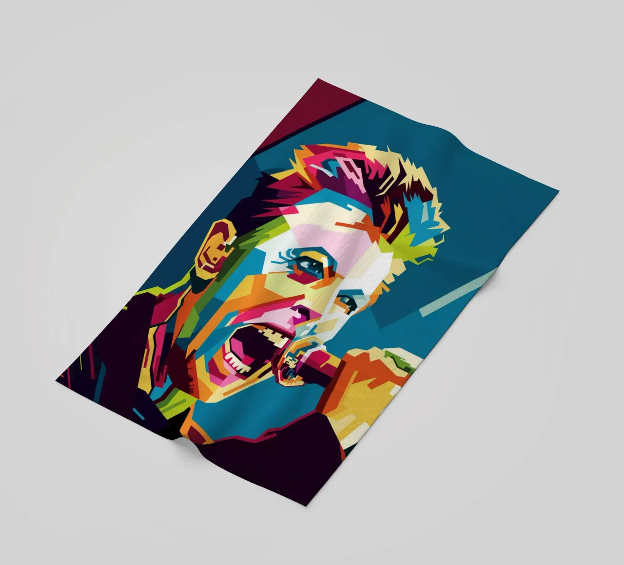 Rod Stewart WPAP Popart telo mare da KP Artwork