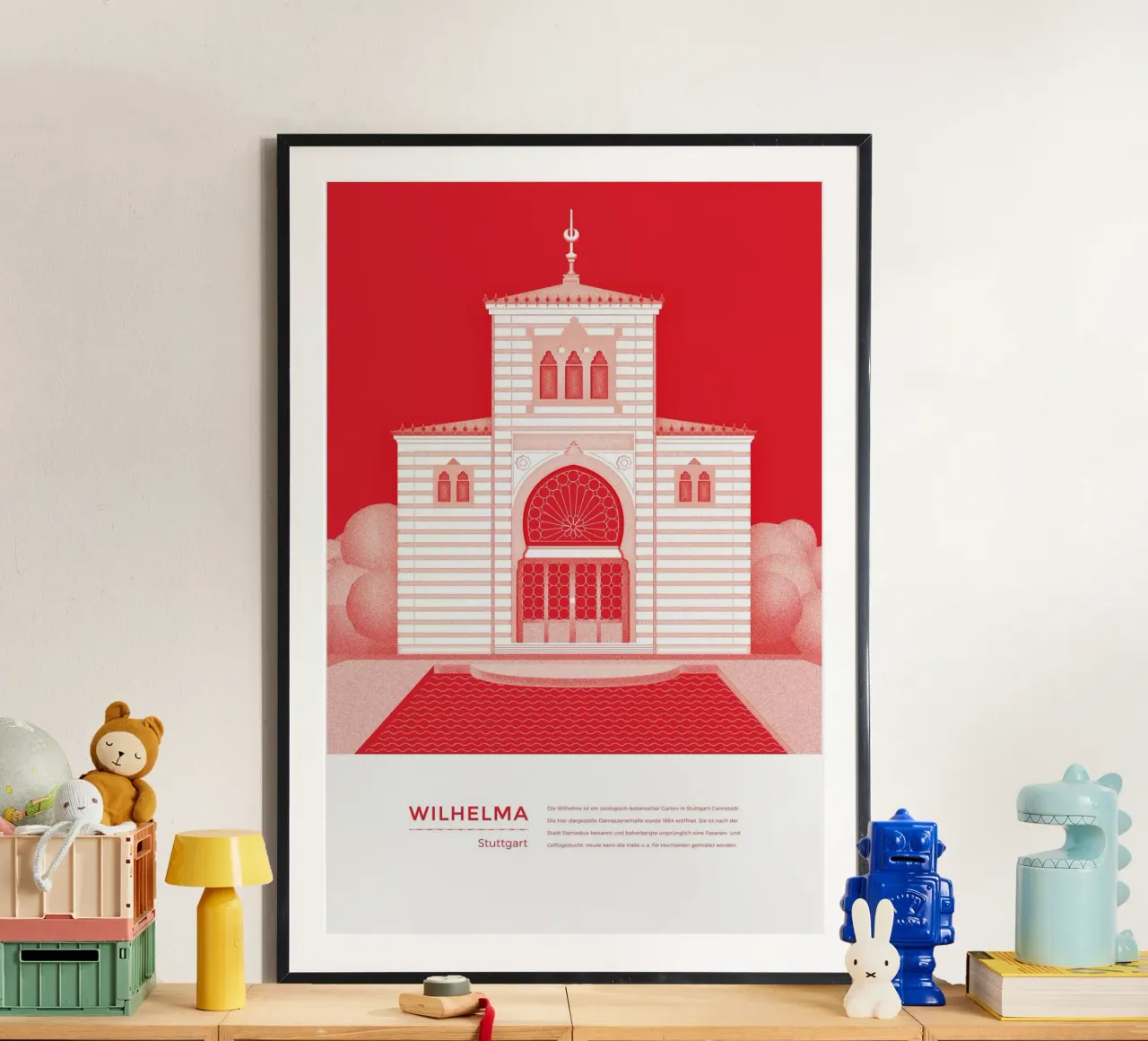 Michael Kunter - Wilhelma Stuttgart poster da The Artcircle