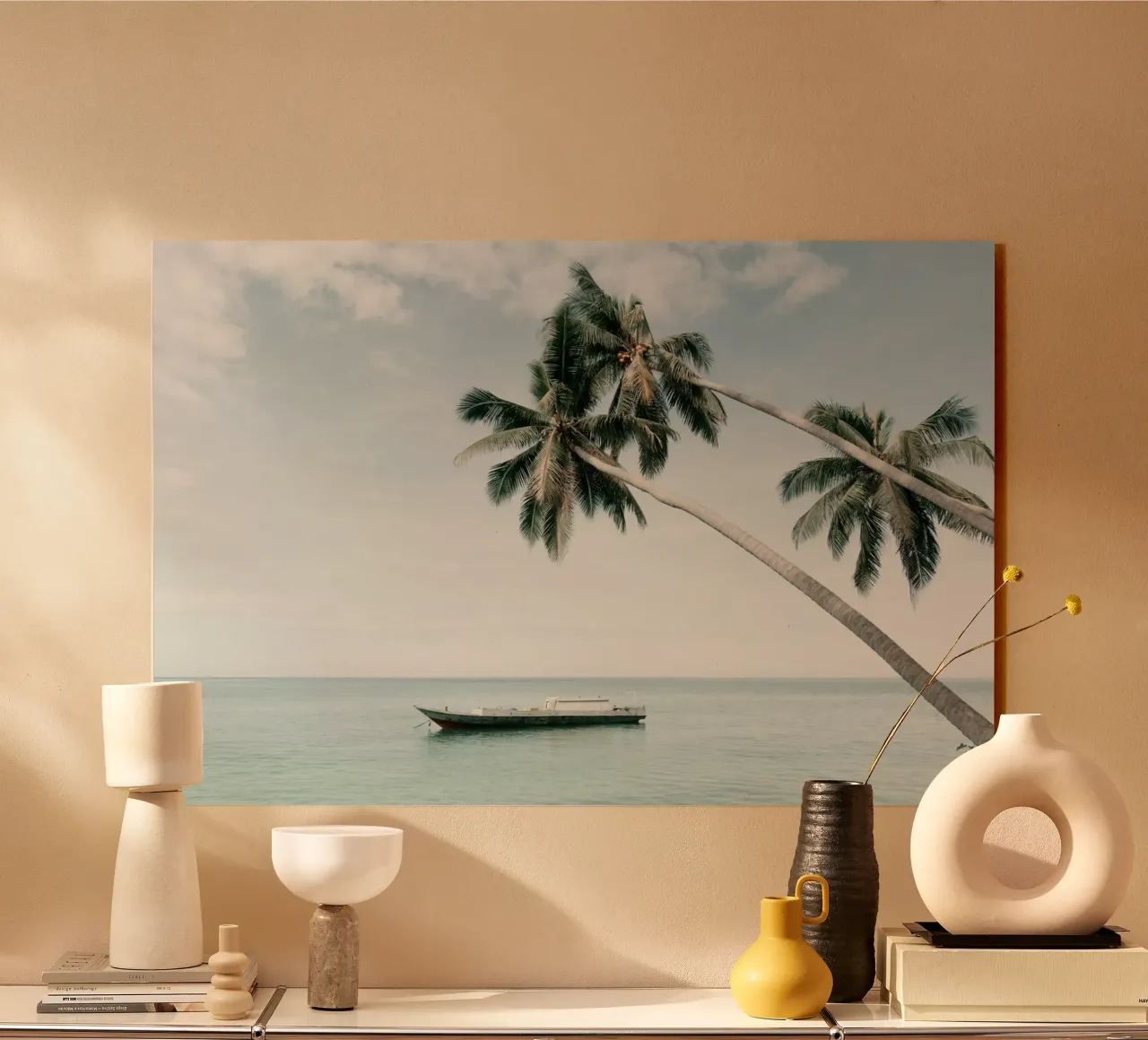 Tropical beach plexiglass da photolovers