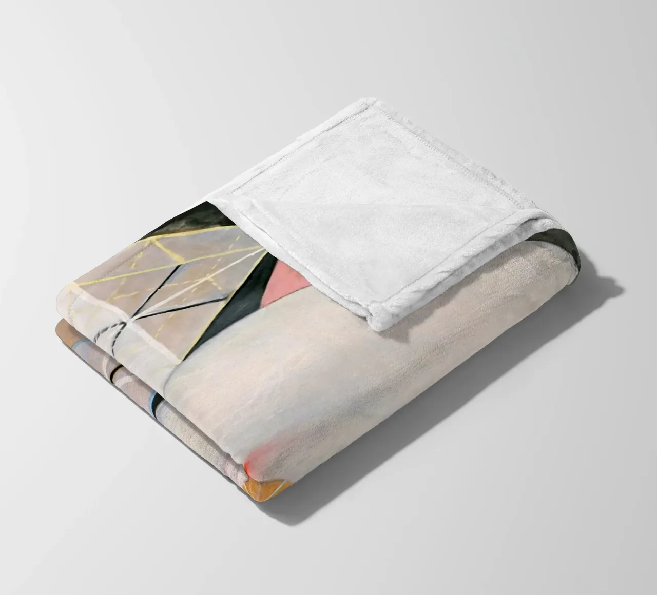 Hilma af Klint - Il cigno n. 21 coperta in pile da William Store