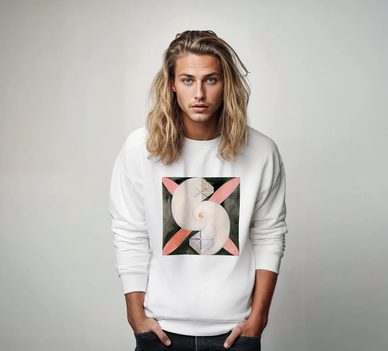 Hilma af Klint - Il cigno n. 21 felpa da William Store