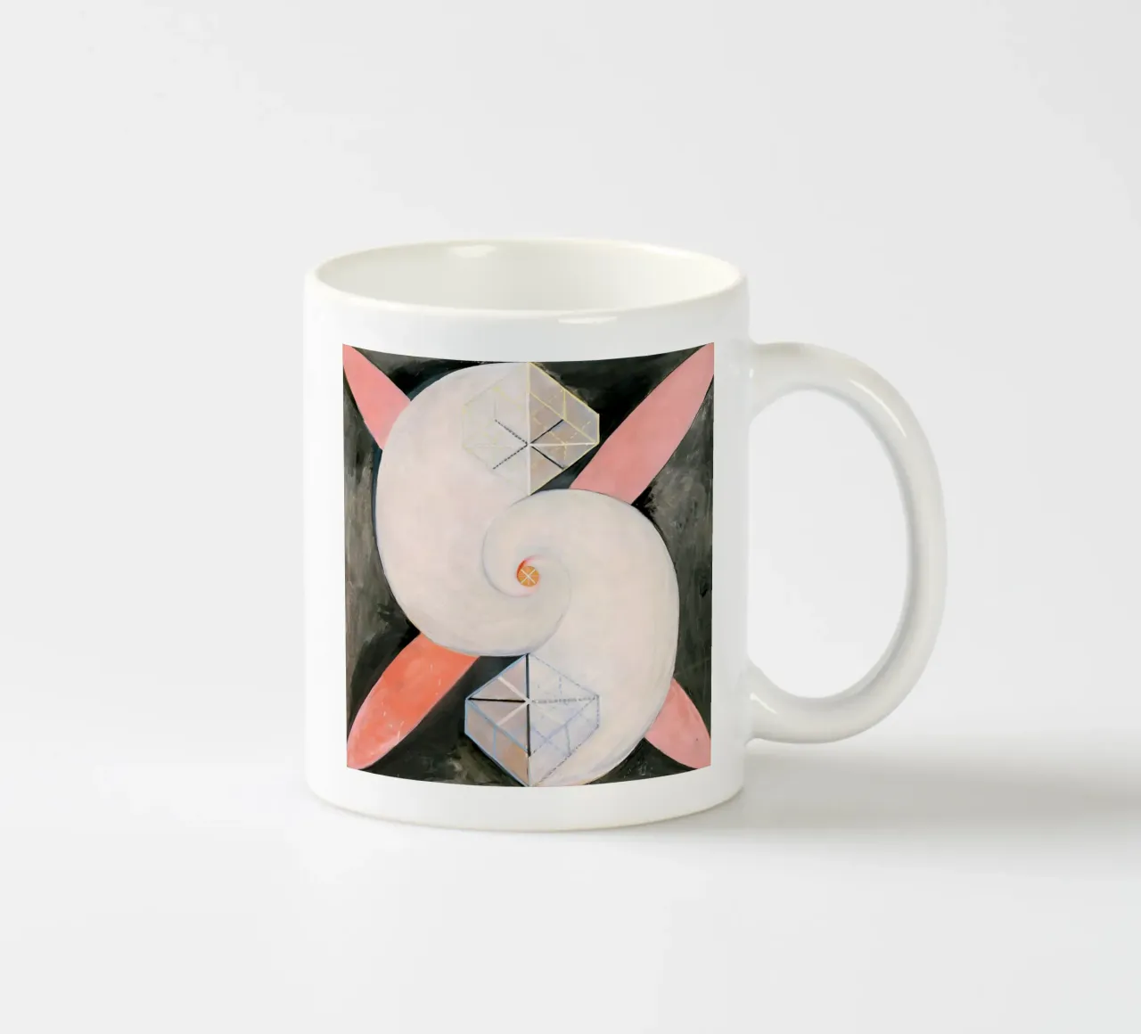 Hilma af Klint - Il cigno n. 21 tazza in ceramica da William Store