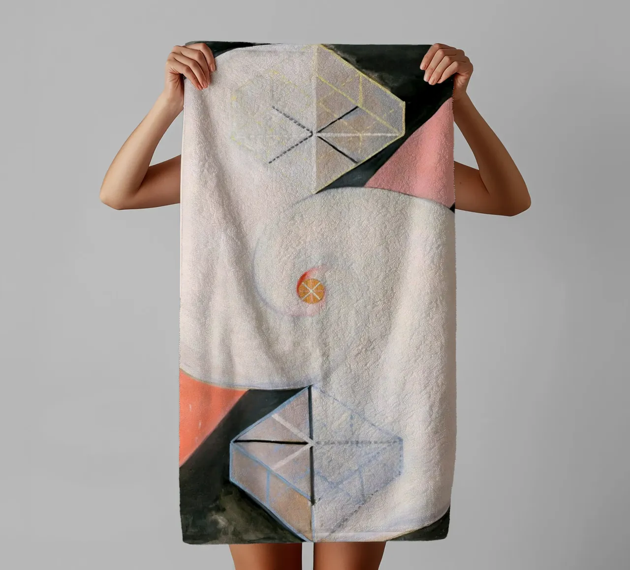 Hilma af Klint - Il cigno n. 21 asciugamano da bagno da William Store