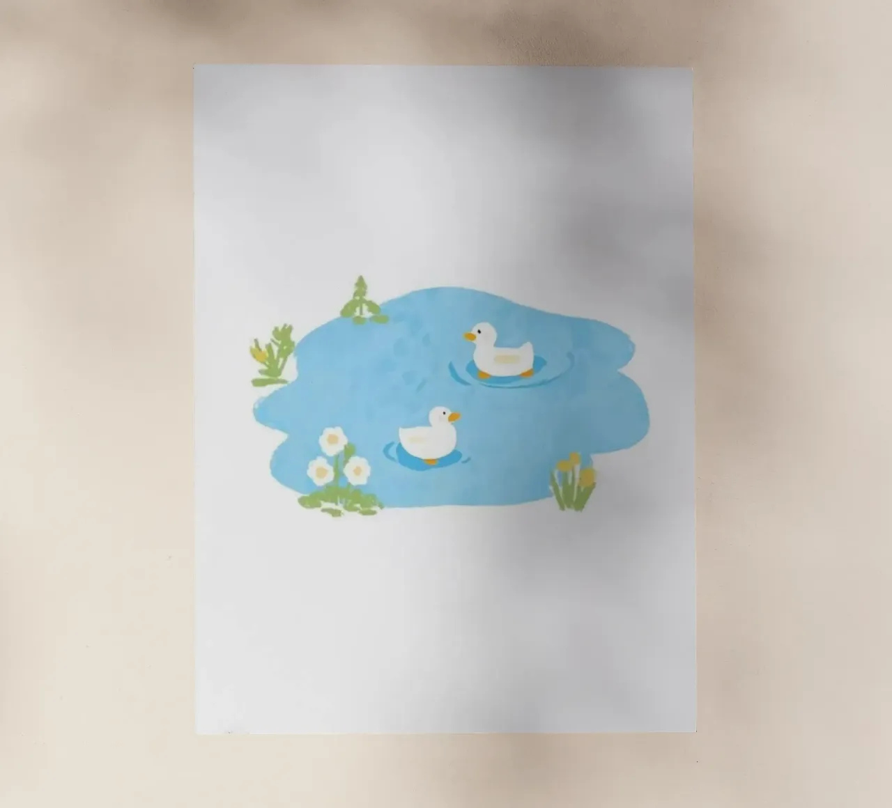 duck in the pool pellicola backlit da scoten