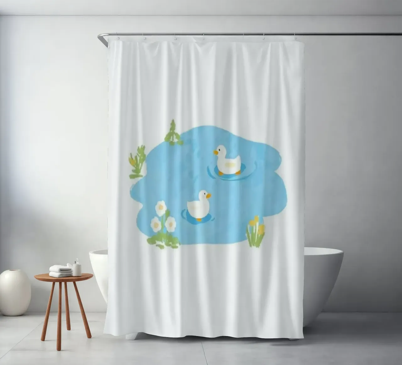 duck in the pool tenda da doccia da scoten