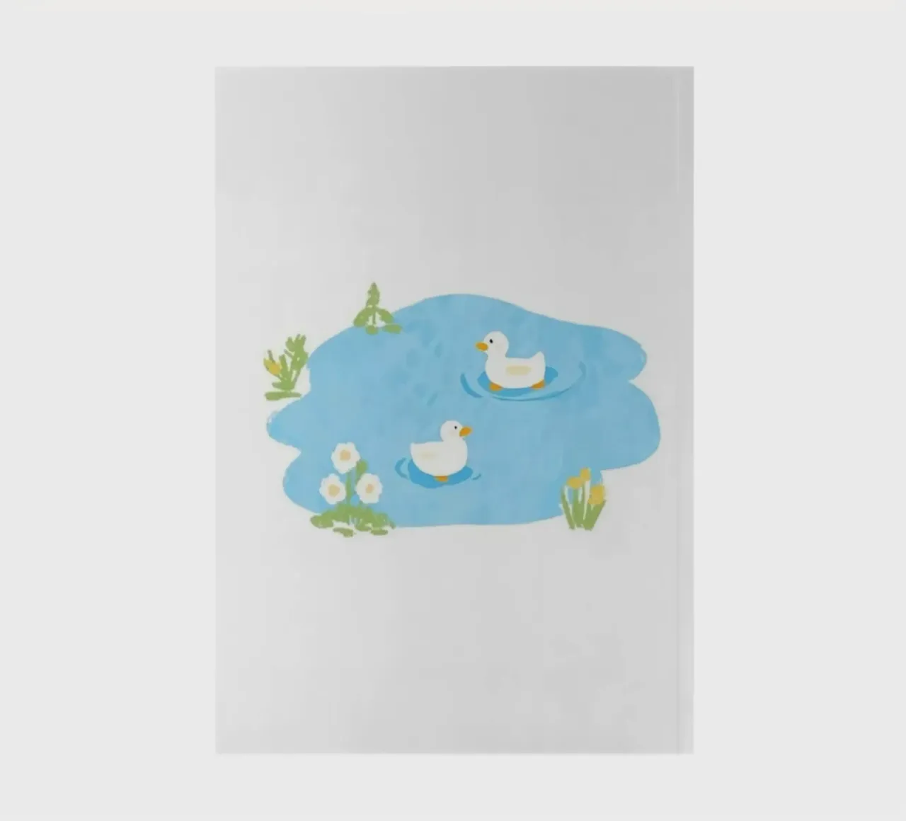 duck in the pool notebook by scoten