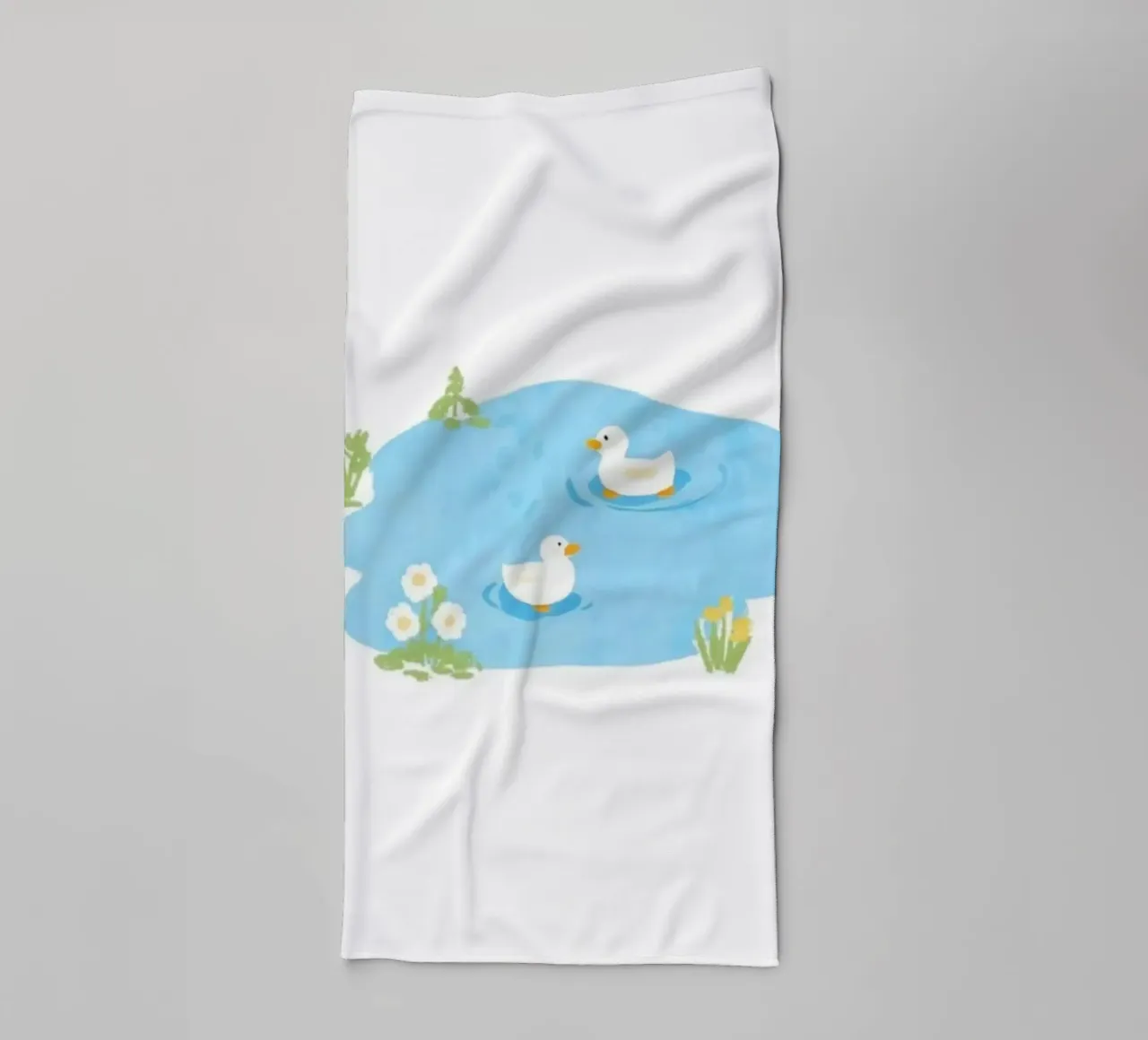 duck in the pool asciugamano da bagno da scoten