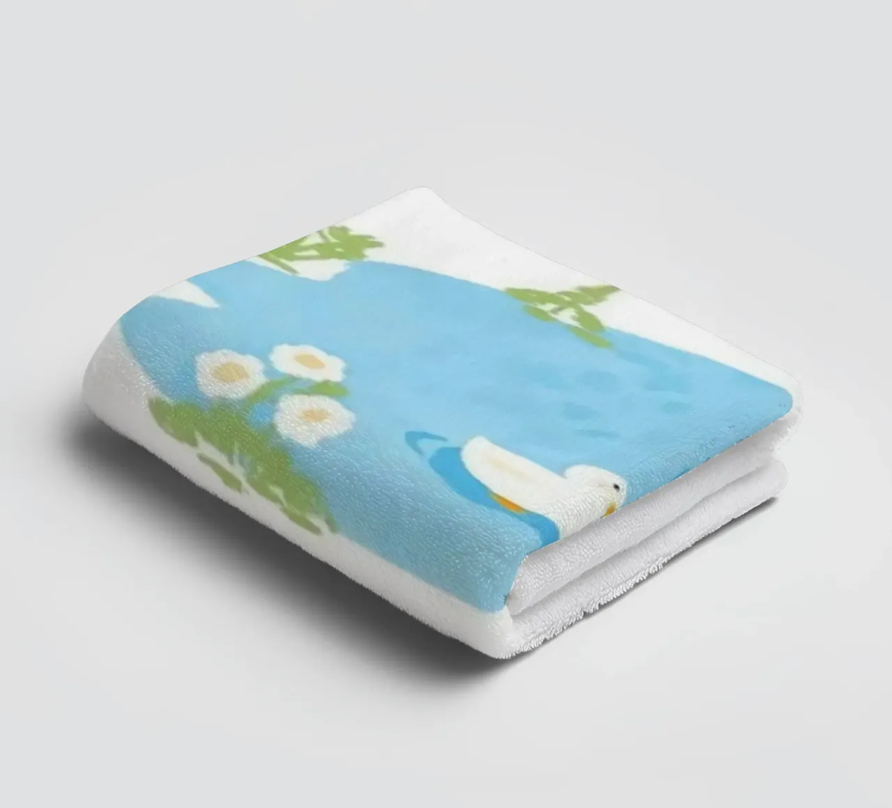 duck in the pool asciugamano da bagno da scoten